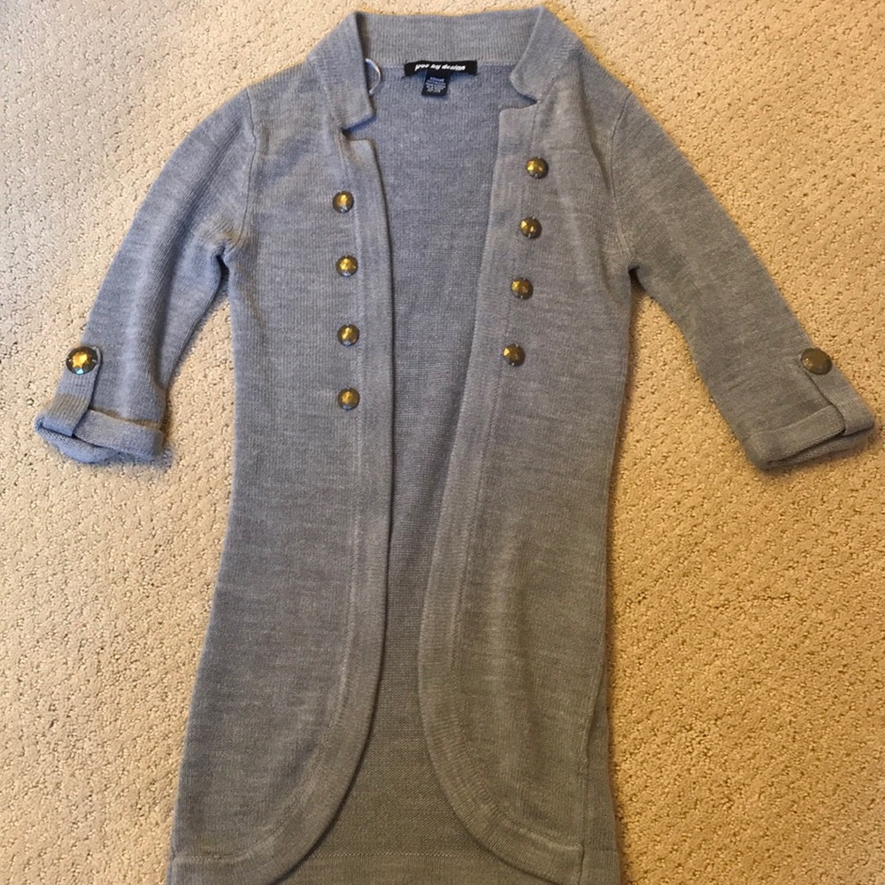 Love by Design Grey Cardigan